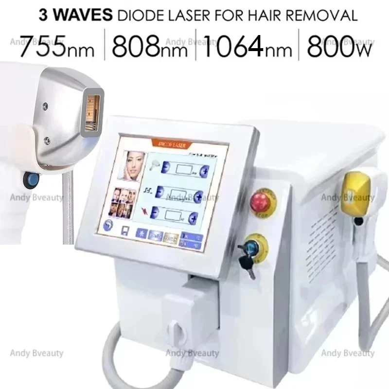 Salon Use 3500W High Power USA Imported Laser Bar 808 Diode Hair Removal Device Ice Contact Cooling Painless Permanent Whole Bod