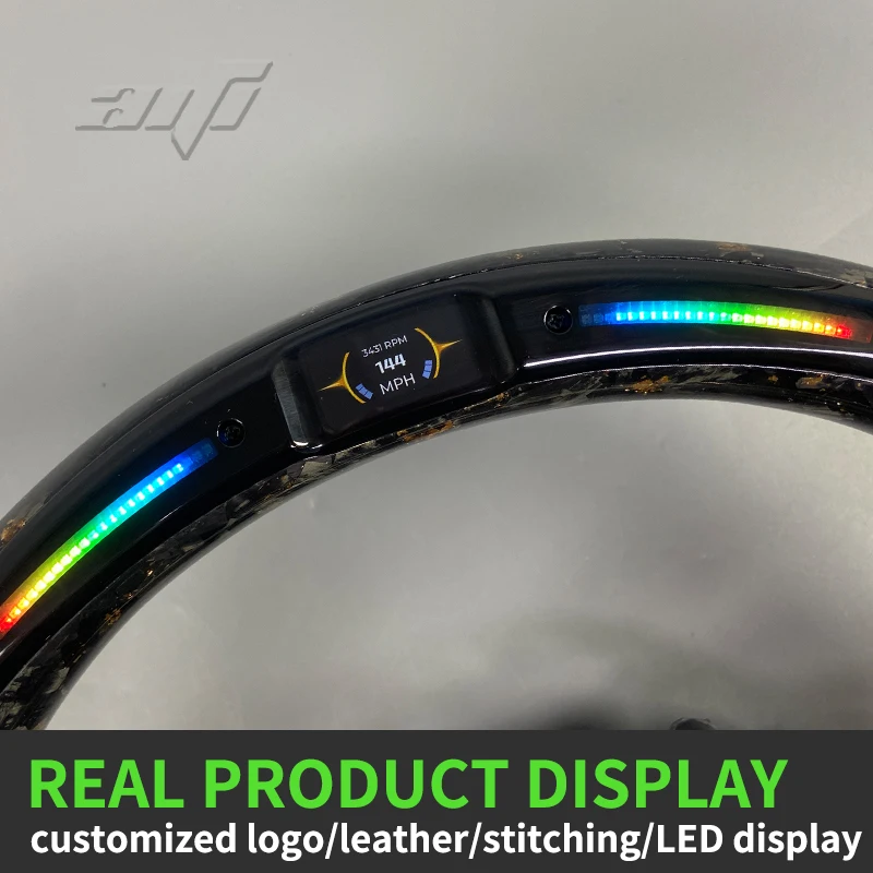 Custom LED Carbon Fiber Steering Wheel for BMW 2017-2026 G-Series M2 M3 M4 M5 G20 G21 G30 X3 X4 X5 X6 X7 G01 G02 G05 G06 F90 G29