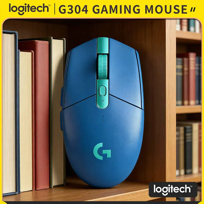 

Беспроводная игровая мышь Logitech G304 LIGHTSPEED, 12000 точек на дюйм, 1 мс, датчик HERO, аккумулятор 250 часов, удобная ручка, длинная игровая мышь