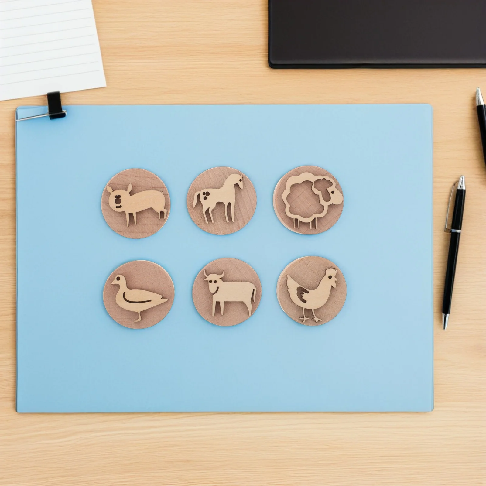 

1Set Clay Stamp Set Cute Animal Stampers Early Learning Preschool Craft Supplies 's Stamping Kit Creative Fun