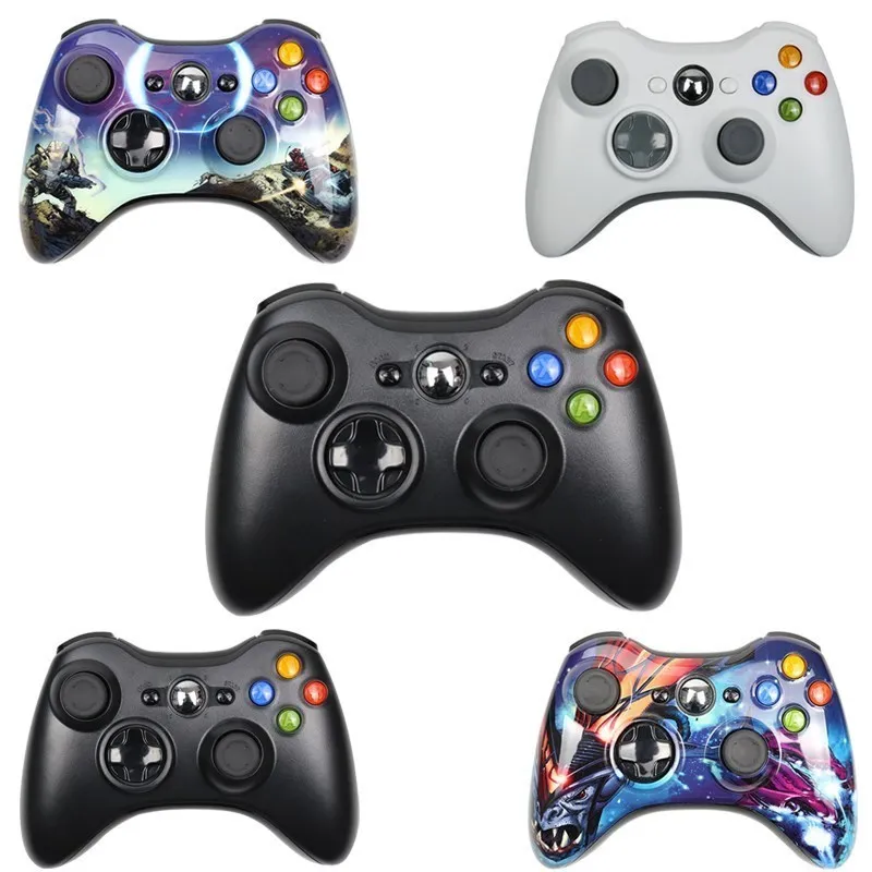 Xbox 360 용 게임 패드 XBOX 360 용 무선/유선 컨트롤러 XBOX360 PC 게임 컨트롤러 조이패드 용 2.4G 무선 조이스틱