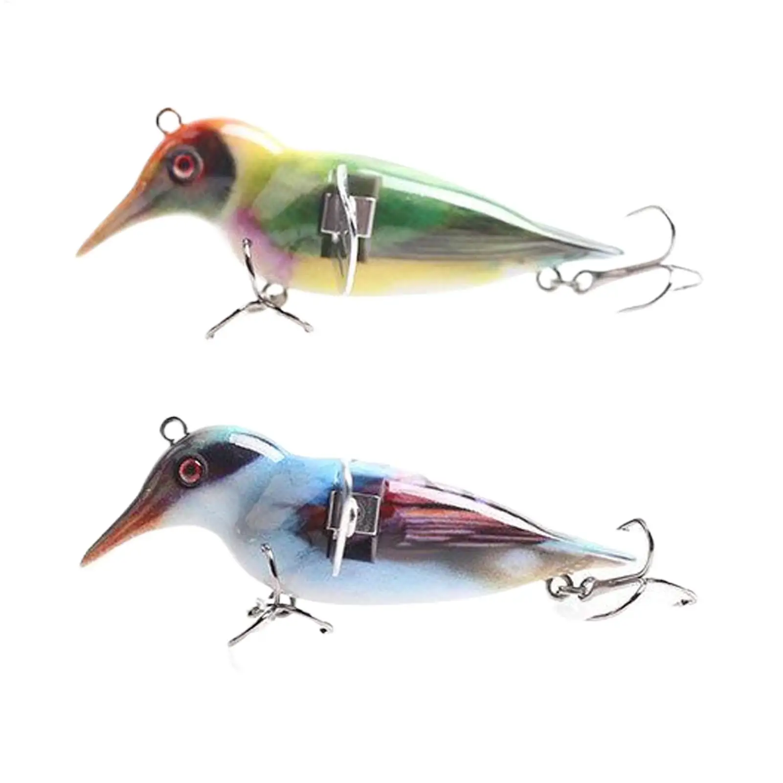 

Bass Lures Floating Fishing Bait Realistic Bird Shaped Bait With Hooks For Saltwater Freshwater Angler Perch Trout Pike Catfish