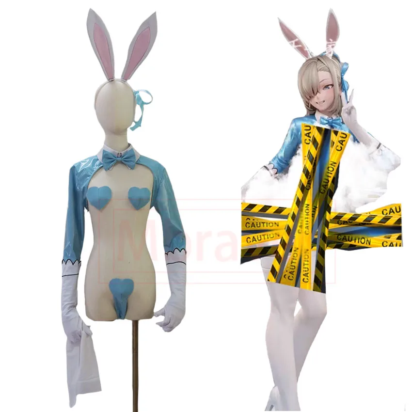 

Blue Archive Itinose Asena Rabbit Girl Bunny Cosplay Costume Party Christmas Halloween Custom Made Any Size