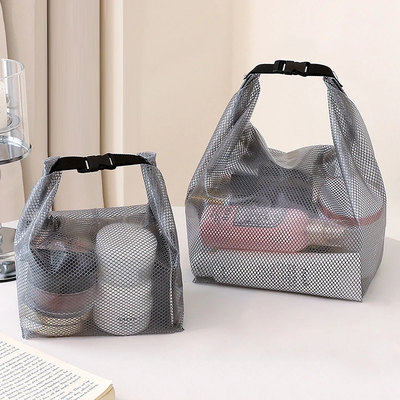 Waterproof Cosmetics Bag EVA Transparent Portable Make Up Storage Bag Toiletries Organizer Swimming Bag Water-proof Swimsuit Bag