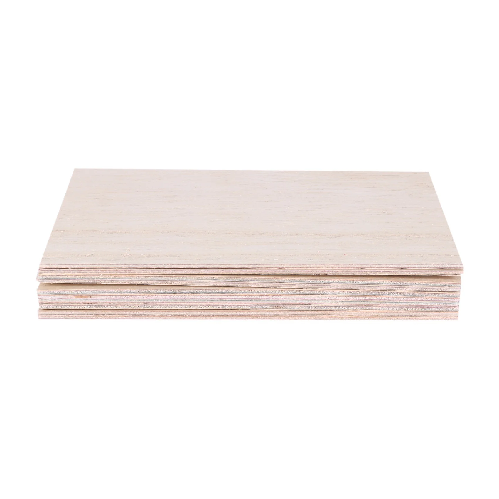B05C-20Pcs Balsa Wood Sheets Wooden Plate 150 X 100 X 2Mm For House Ship Craft Model DIY