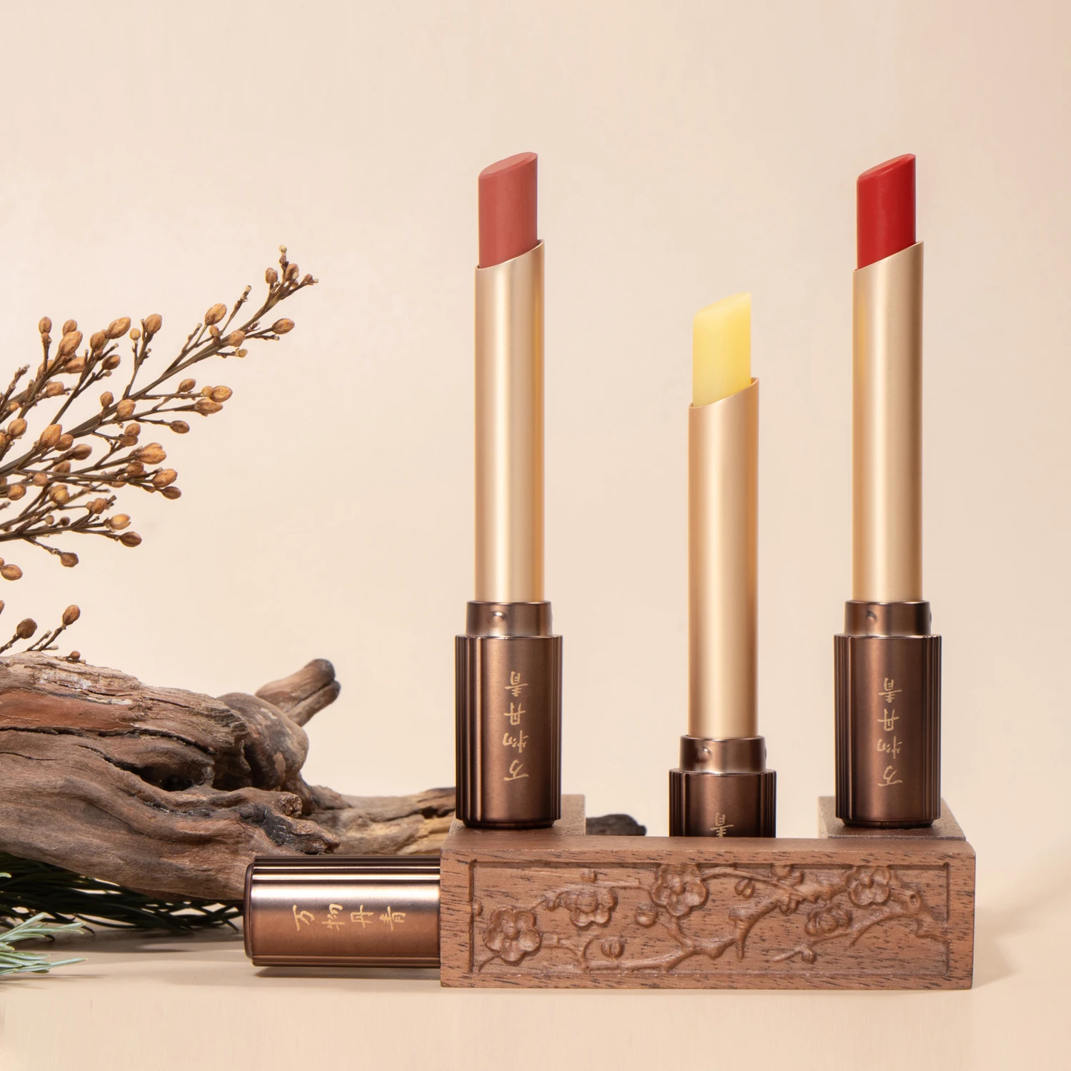 Wax Plum Light Color Lippenstift für Frauen, feuchtigkeitsspendender und feuchtigkeitsspendender Lippenstift, nationaler Stil, bunter Lippenstift