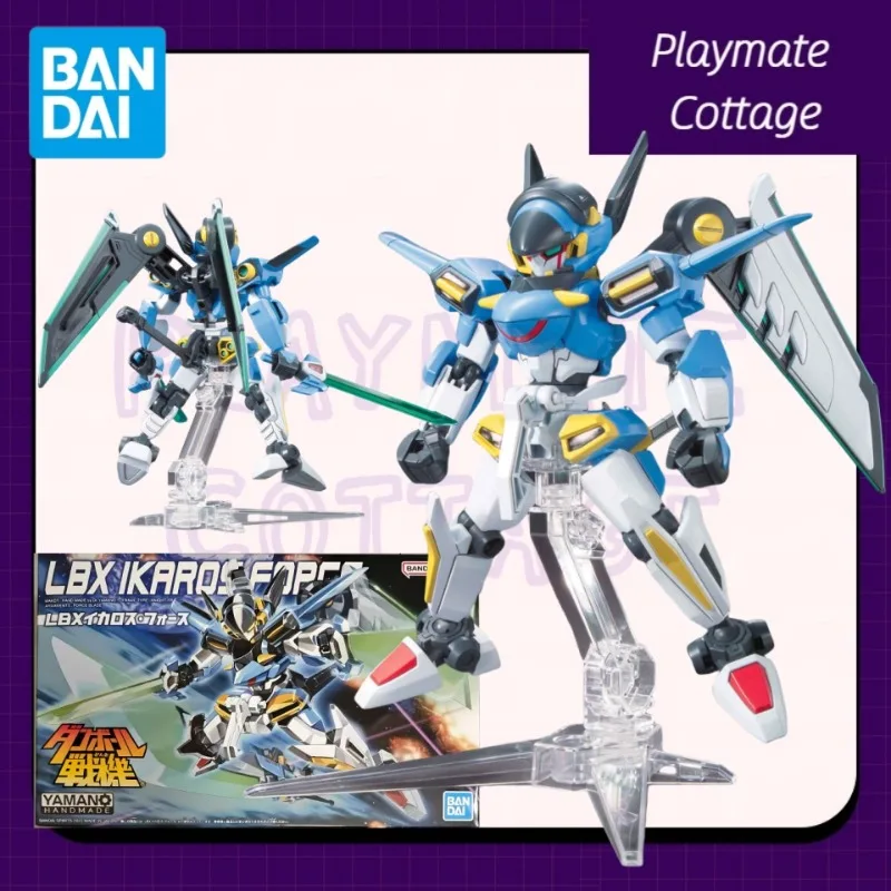 

In-Stock BANDAI Genuine LBX Anime Figure IKAROS Assembled Model Joints Movable Toys for Kids Gift Collectible Original Box