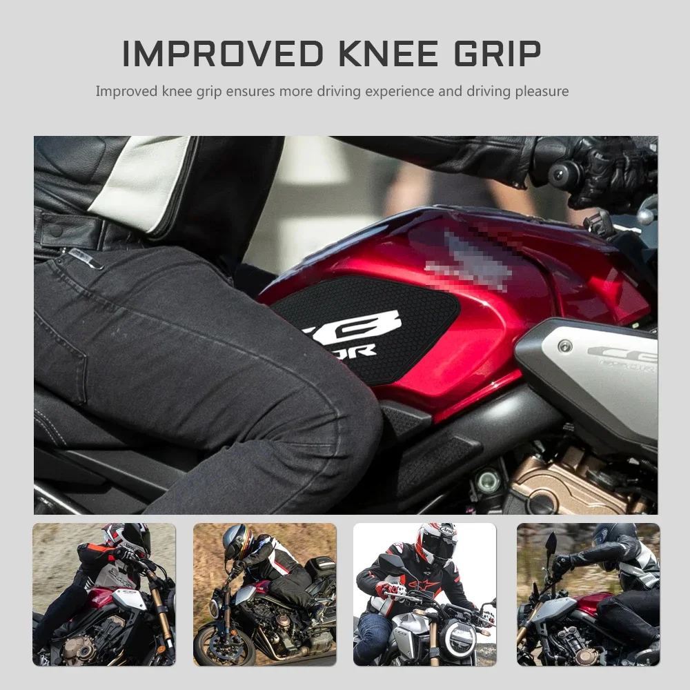 for CB650R motorcycle side fuel tank pad fuel tank pad protective sticker knee pad traction pad waterproof and scratch-proof