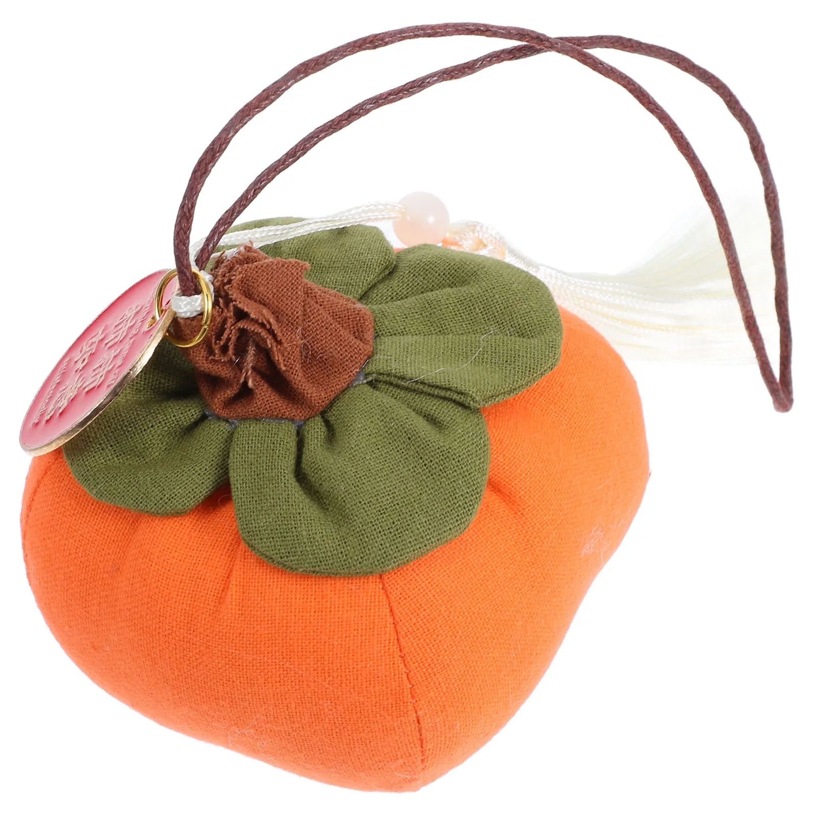 

Exquisite Small Blessing Persimmon Sachet Pendant Traditional Chinese Style Amulet Ornament For Car Home Office Decor Sachet