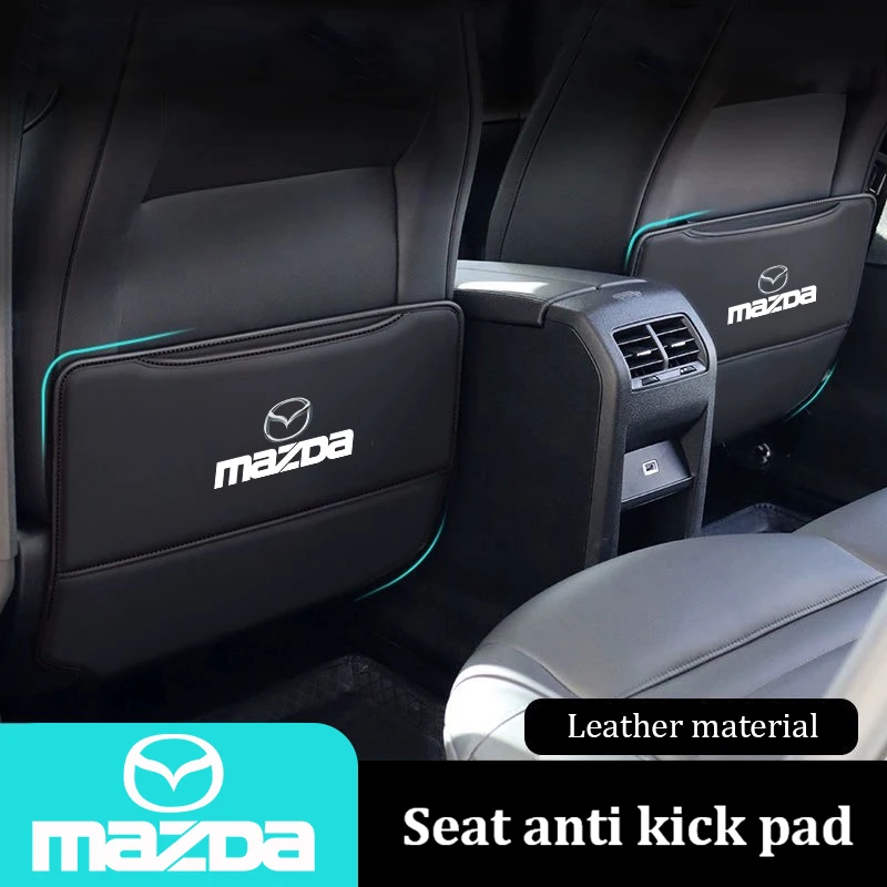 Car Anti-dirt Pad Auto Seat Covers Back Protectors Mats For Mazda 2 3 6 5 Atenza CX30 CX90 CX60 CX50 MX30 CX3 CX5 MX5 CX7 Axela