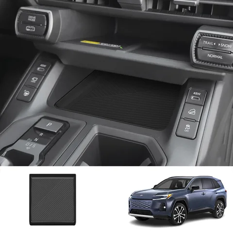 Для Toyota RAV4 XA50 2026, силиконовая накладка с центральным управлением, нескользящая накладка, пылезащитный защитный чехол для Toyota RAV 4 2026, аксессуары