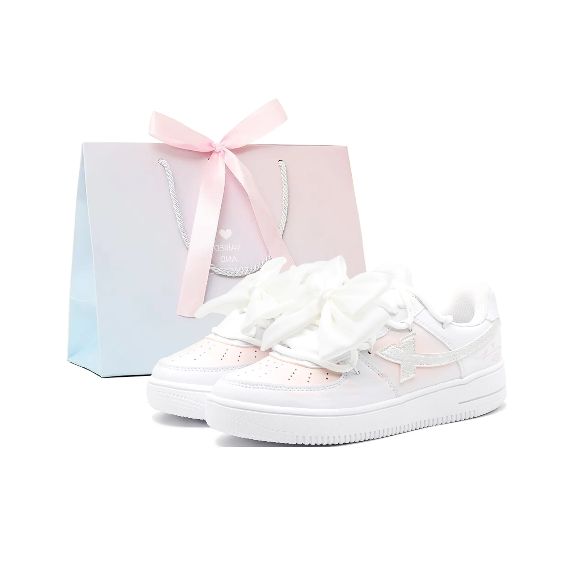 XTEP Skate Shoes Women's Low Top Pink