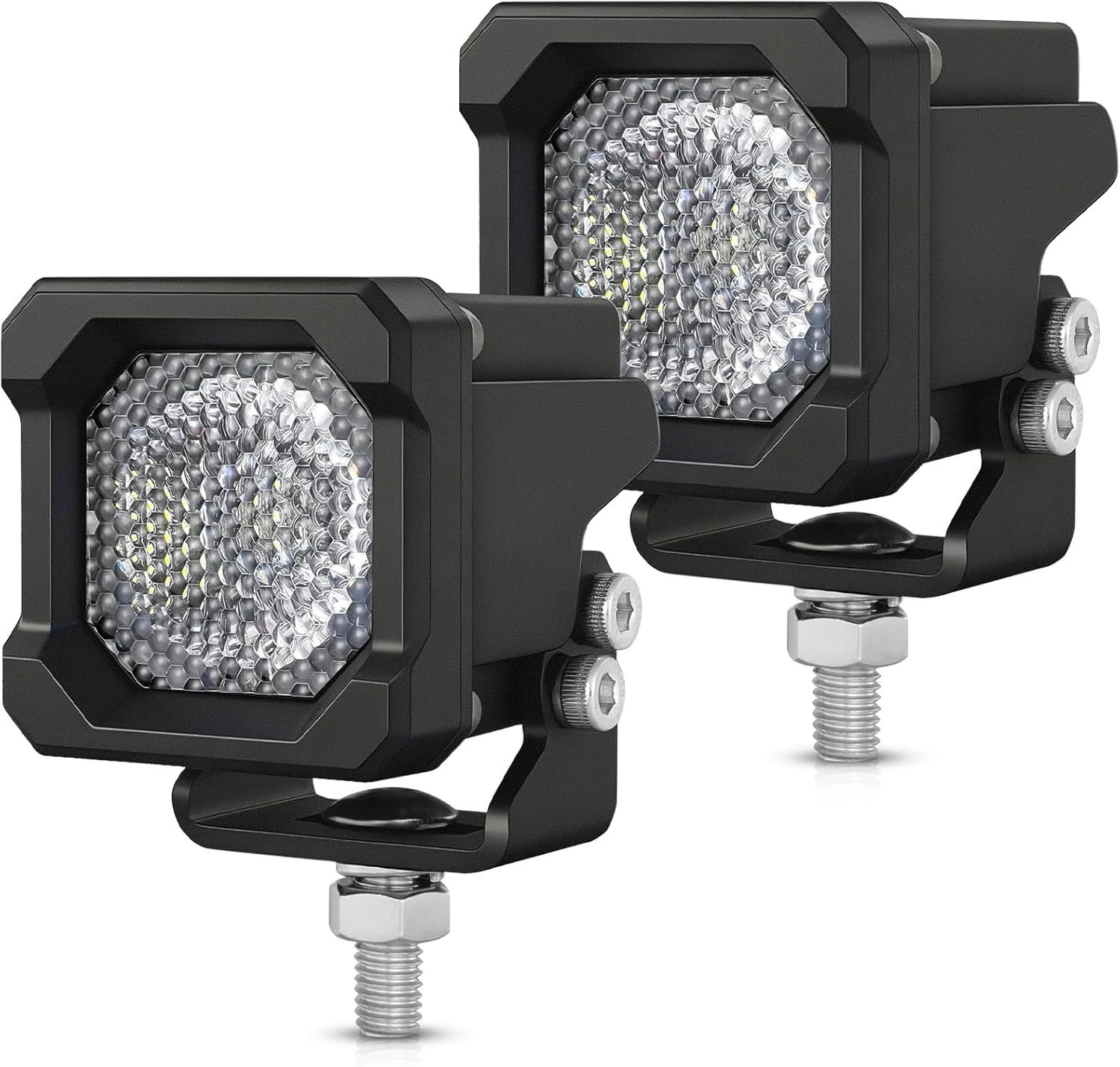 

2 Inch 2/4Pcs LED Pod Lights Spot Flood Combo LED Fog Driving 4x4 Off Road Lights Work Lights for Truck Boat ATV UTV Jeep Pickup