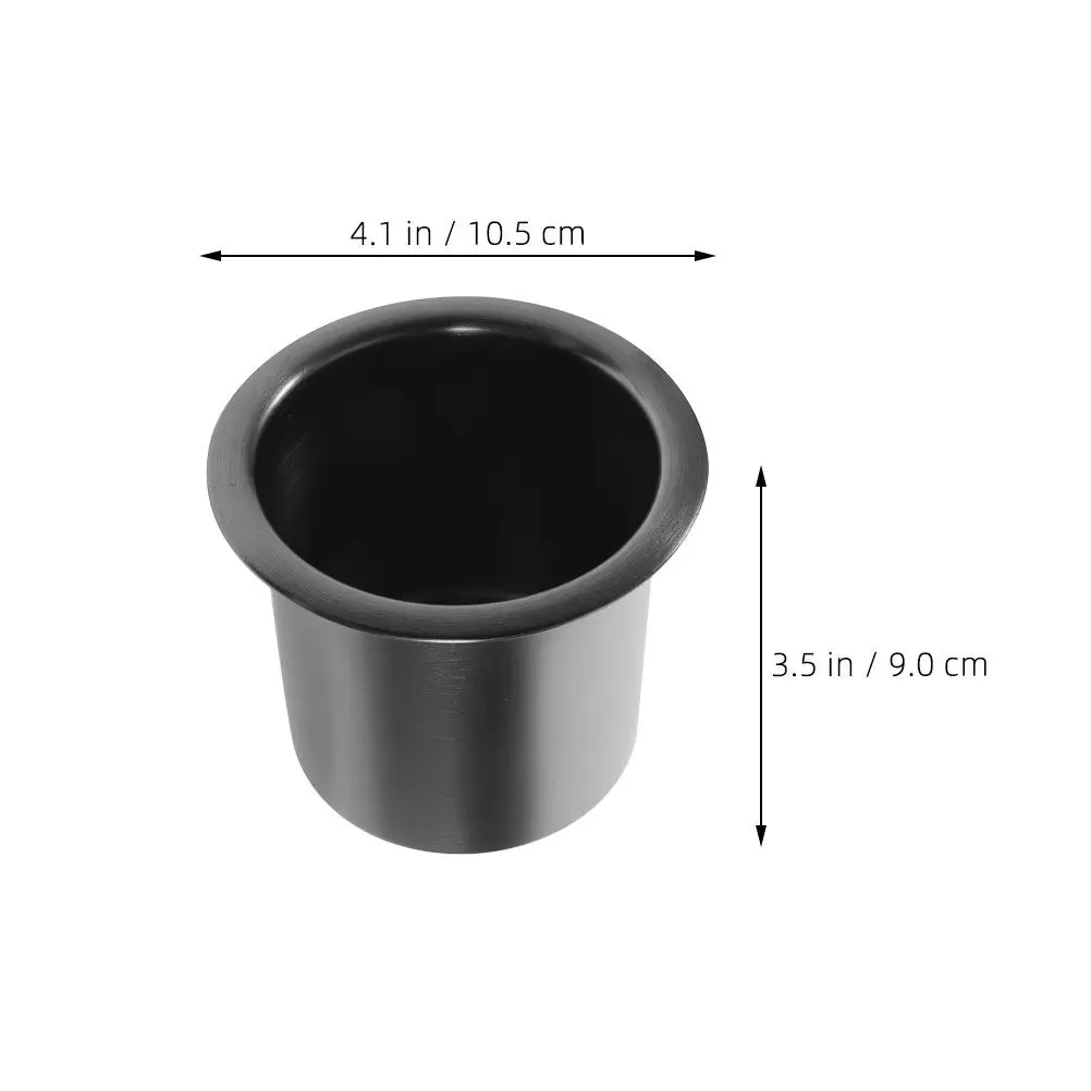 Stainless Steel Sofa Cup Holder Insert Universal Drink Holder for Couch Recliner RV Boat Golf Cart Car Table