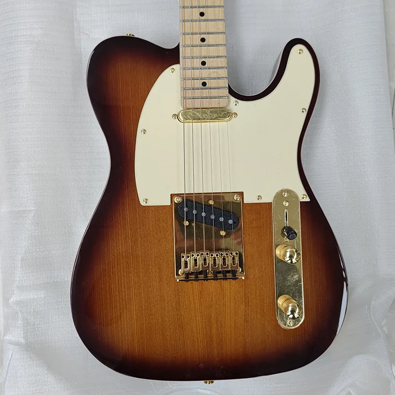 High quality electric guitar, gradually fading, rose wood fingerboard, in stock, can be shipped quickly