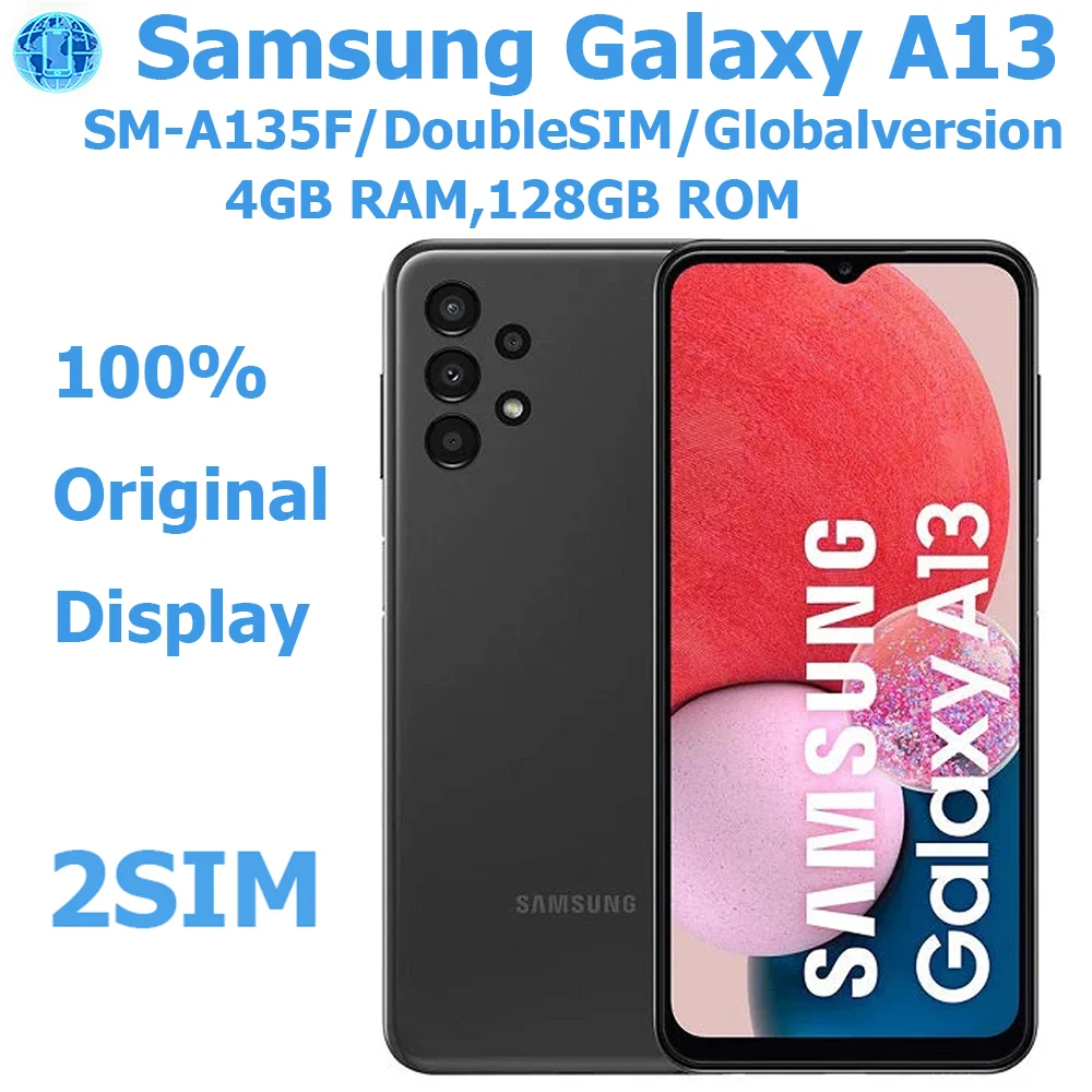 Samsung Galaxy A13 Intelligent Android Phone 6.5-inch Quad Camera 50MP Samsung 5000mAh NFC 90Hz US Version Original Unlock