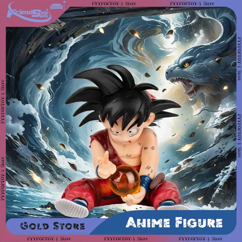 

Dragon Ball Anime Figure Q Version Son Goku Action Figurine Super Saiyan PVC Model Desktop Decoration Collection Statue Toy Gift