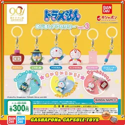 BANDAI Doraemon Action Figures Model Prop Marking Pendant Gashapon Official Genuine Cute Collectible Toys