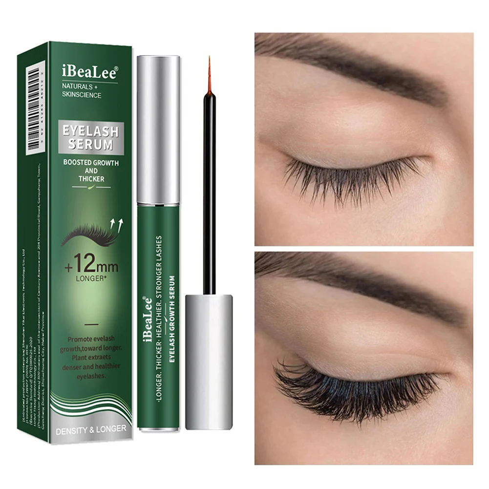 Wimpernwachstumsserum, Anti-Shedding-Sparse, zum Wachsen dicker langer Wimpern, Wimpern-Nährstoffflüssigkeit, Wimpernzubehör, für dicke Wimpern
