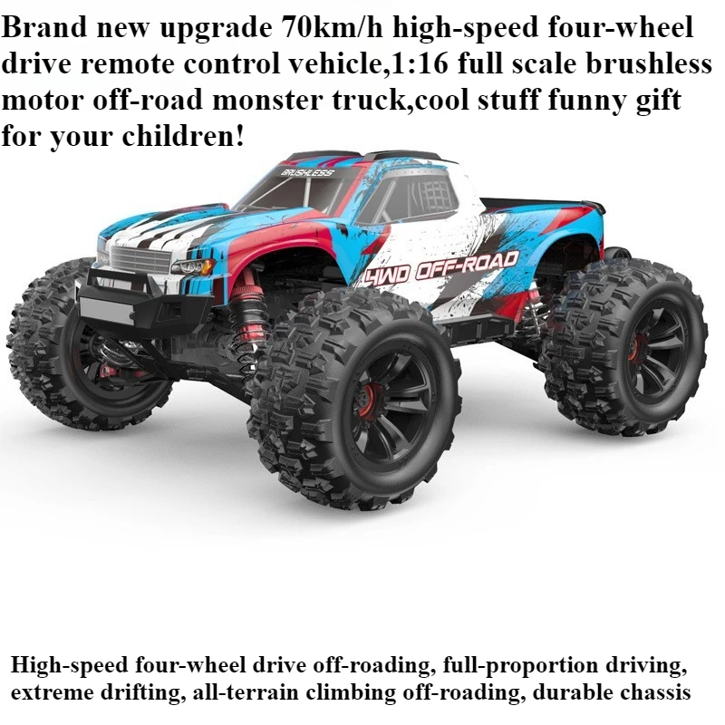 

Cool Stuff Toy Car Funny Gift-70km/h High-speed 4WD Rc Cars for Adults,Brushless Off-road Rc Truck,Monster Truck,Toys for Kids