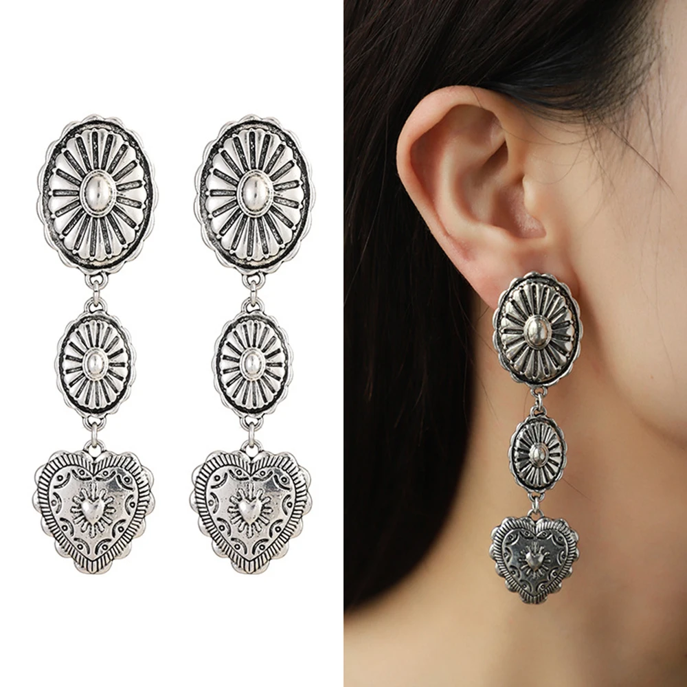 أخبار 2015 مجموعة عيد الحب الحب الخوخ شبه الكريمة الرجعية انخفاض الأقراط النساء الأزياء والمجوهرات الزينة