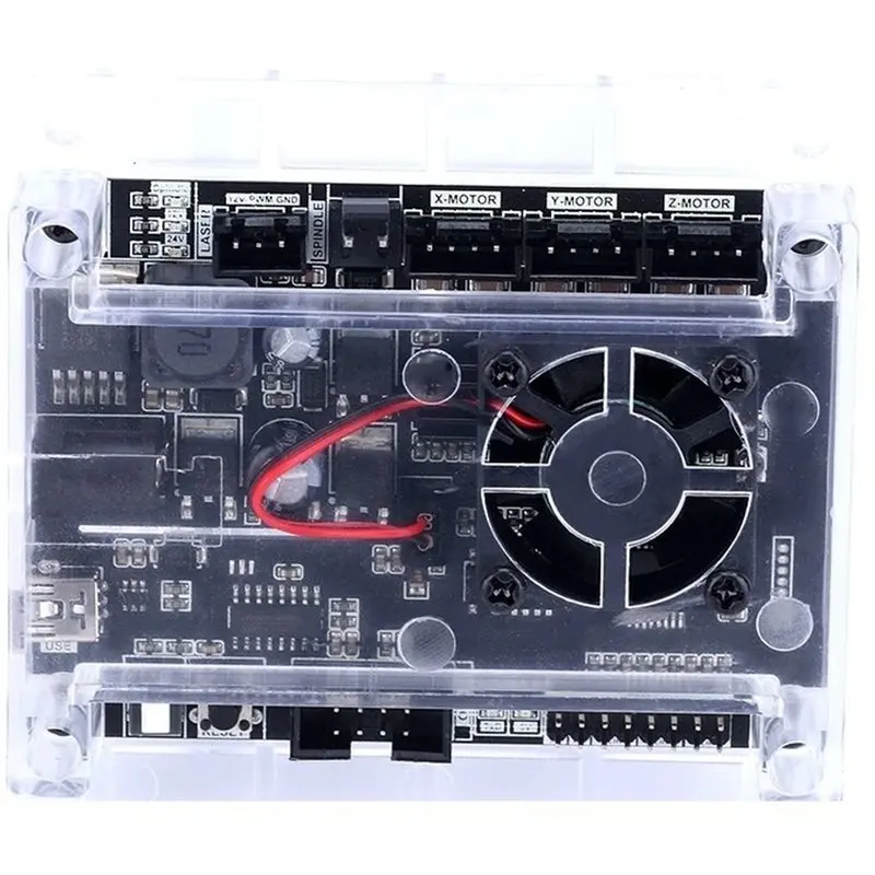 SHGO-3 Axis CNC Engraving Machine Controller Board 150W, Offline/E-Stop/Probe/Limit Switch Ports For 3018-PRO/MAX CNC Router