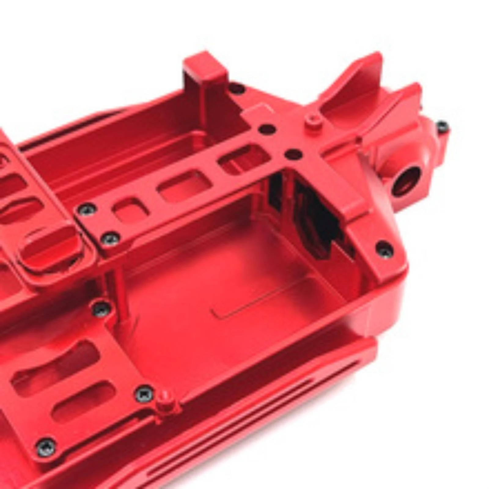 RC Car Chassis Assembly Aluminum RC Car Chassis Part Direct-Fit Sturdy for Hobbyists