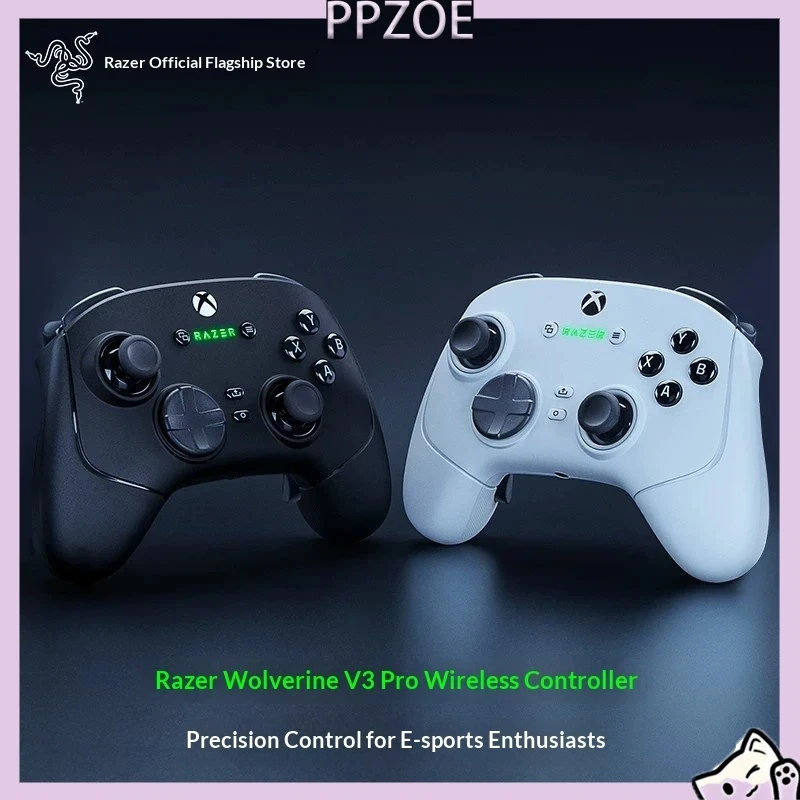 Razer Wolverine V3 Pro Wireless Gaming Controller Hall‑Effect Thumbsticks Pro HyperTriggers Mechanical Buttons For Xbox PC