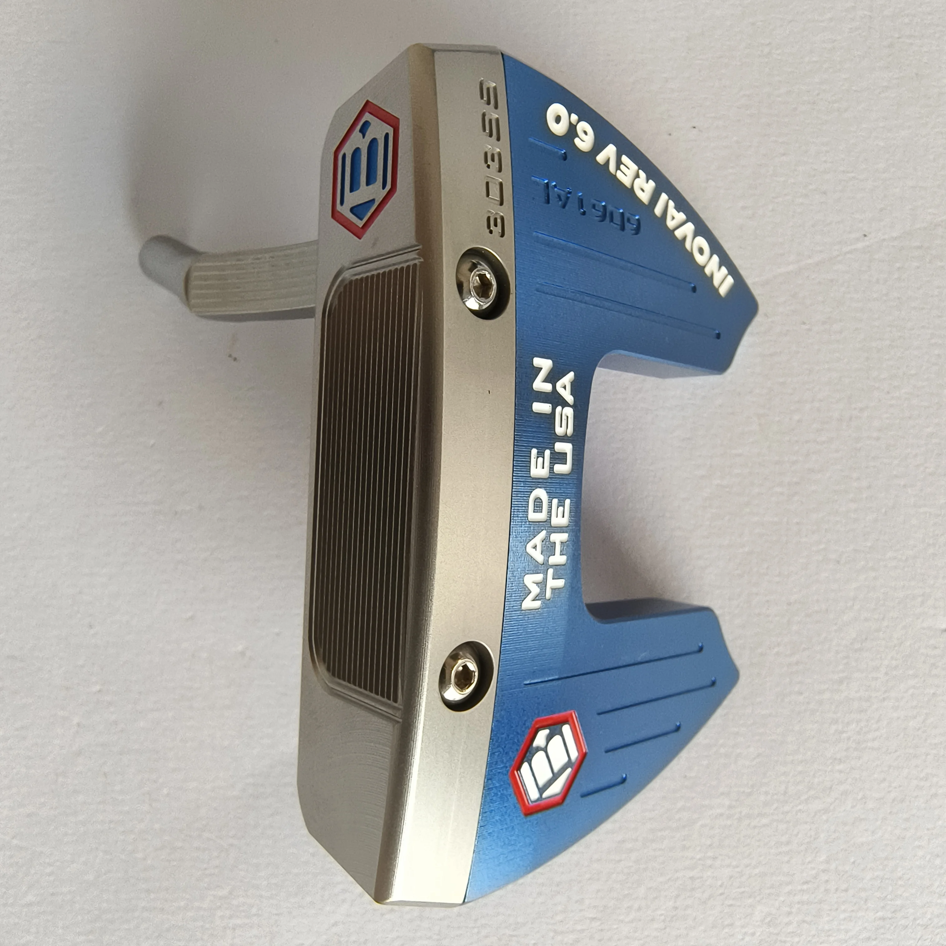 

JUNYUE golf putter blue putter，CNC Soft Iron Forged Golf Putter Head