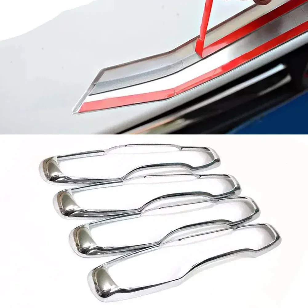 مقبض باب السيارة 10*5*3 سنتيمتر مقبض باب كروم إعداد عالمي عالي مناسب تمامًا لمسة نهائية كروم أنيقة