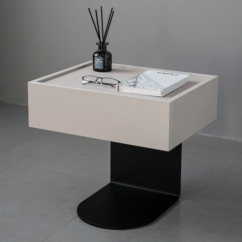 Nordic Night Table Bedroom Modern Storage Space Saving Nightstands Living Room Aesthetic Mesitas De Noche Furniture Decoration image 6