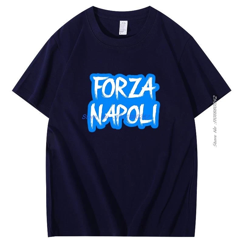 

Fashion Pattern Loose T-Shirts Forza Napoli Graphic T Shirts Cotton Short Sleeve T-Shirts Street Comfortable Mens Clothes
