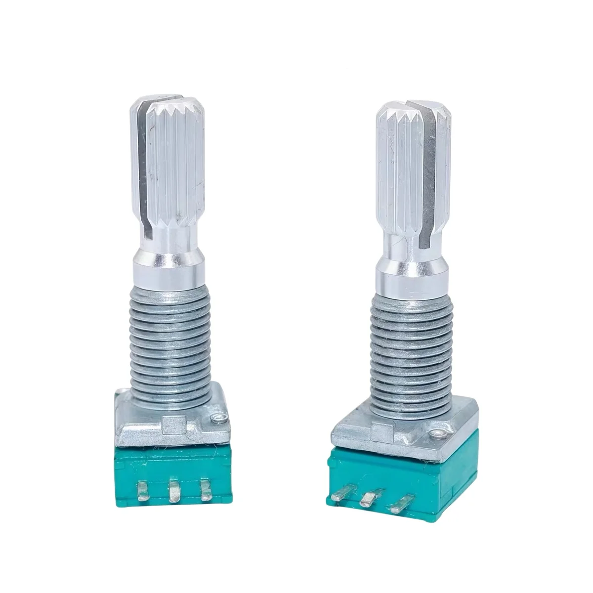 5pcs RK097 09 Type Precision Single Gang Switch 3pins B10K Volume Adjustment Potentiometer B103 Handle Length 25mm Plum Shaft