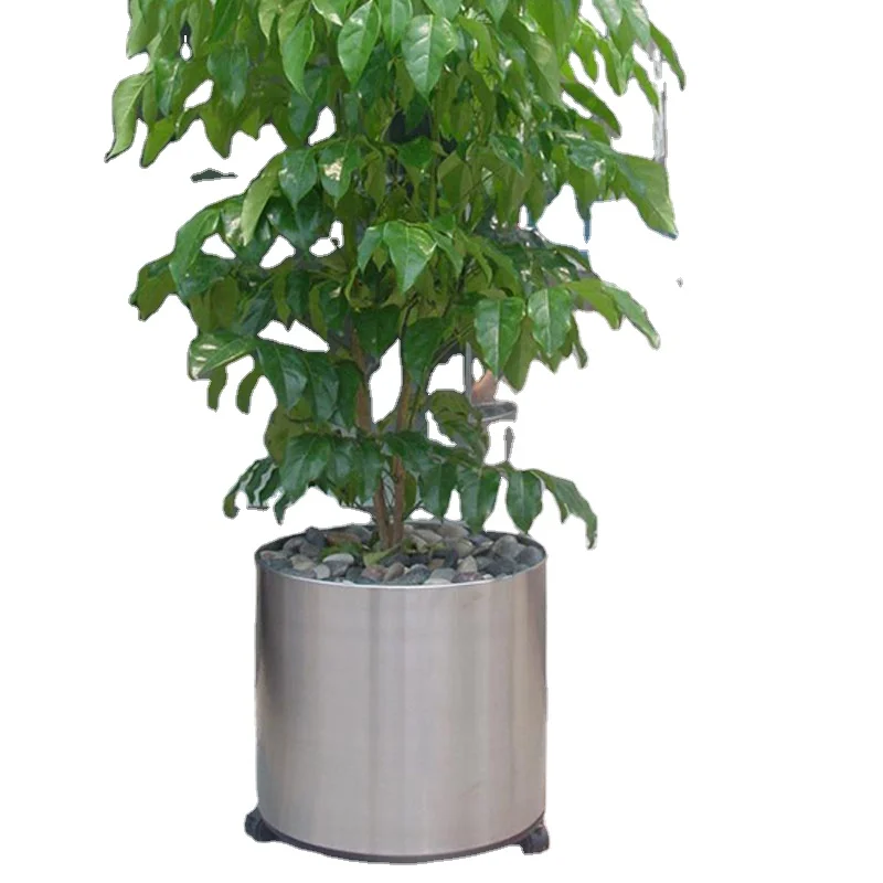 Garden pot long pot stainless steel pot gardening supplies