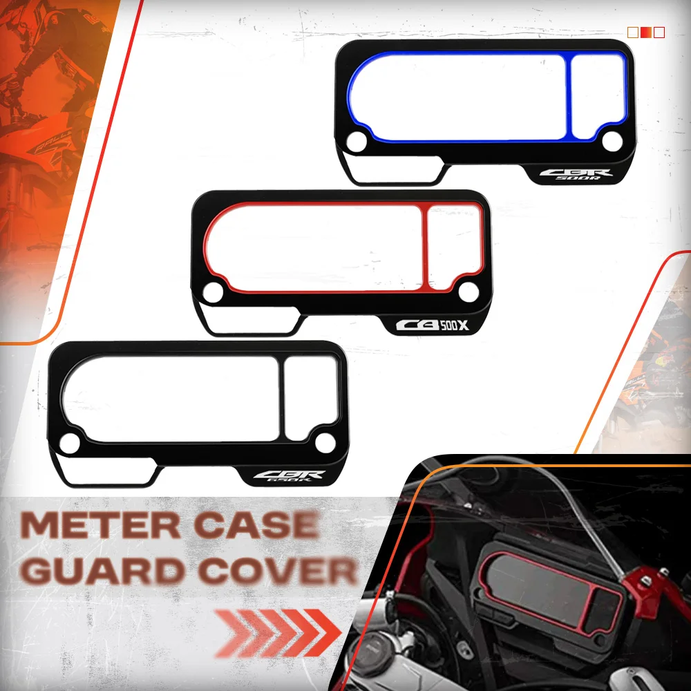 

For Honda CB500X CBR650R CB650R CBR500R CB500F 2019-2024 Motorcycle Frame Screen Instrument Meter Case Guard Cove CBR 500 650 R