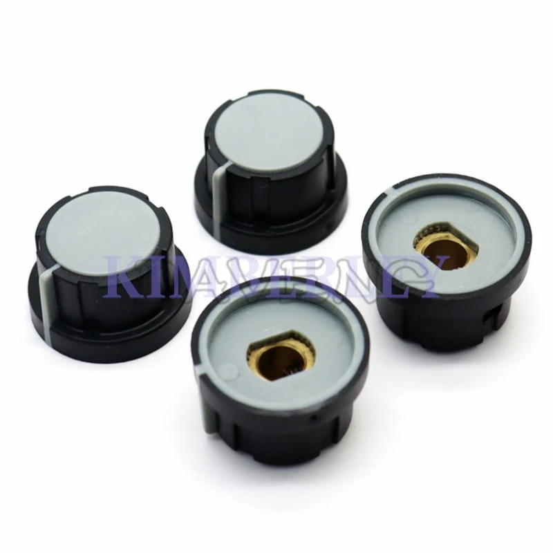 2 Piece Rubber Copper Core Knob Cap Potentiometer Switch Cap Welder Adjusting Knob Cap Machine Panel Operating Cap