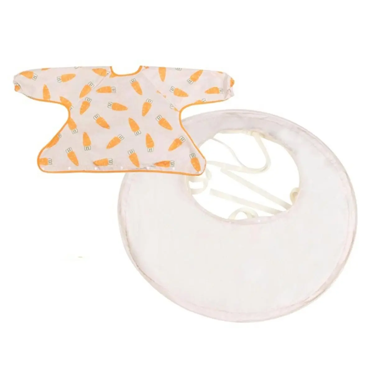 REST Infant Feeding Table Cover for Chair Toddler Bib Mess Proof Long Sleeve Smock Attaches to Feeding Eating Table Mat A