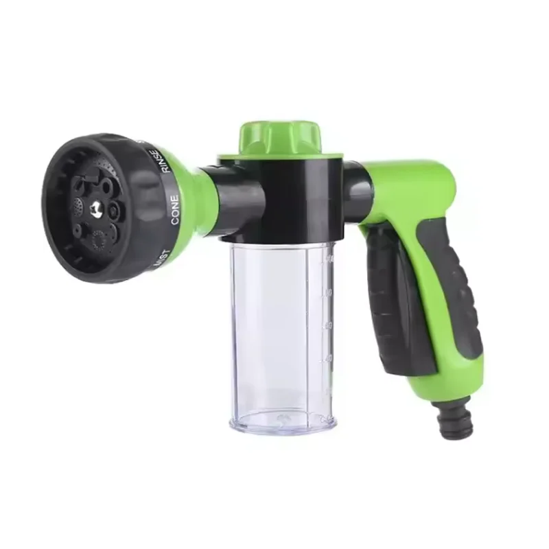 Pressure Hose Nozzle Foam Gun 8 In 1 Jet Spray Gun Soap Dispenser Garden Watering Horse Dog Animal Car Washing Tool Dropshipping