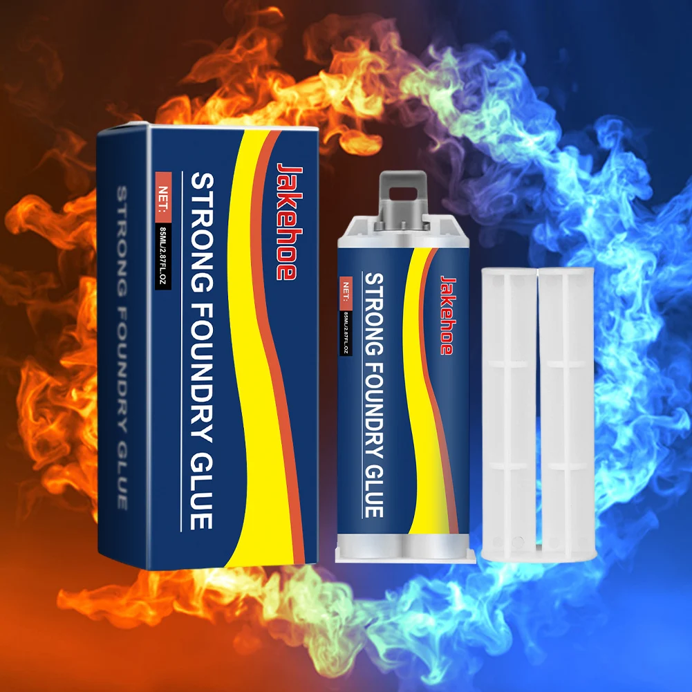 

Strong Foundry Glue Quick Drying Waterproof Strong Casting Welding Filler Metal Repair Glue Repair for Metal Welding & Casting