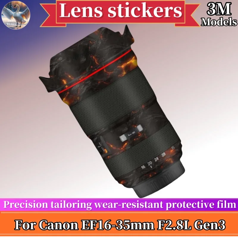 EF1635F2.8L  skins For Canon EF16-35mm F2.8L Gen3 Lens stickers,protective film,Precision tailoring wear-resistan