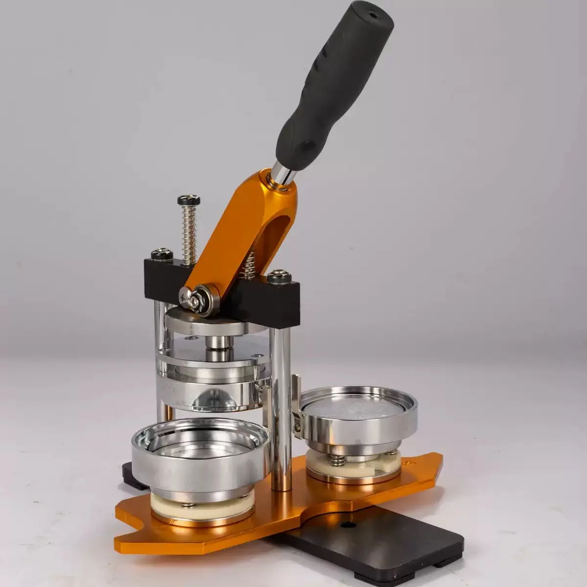 New All-metal badge self-made machine DIY bar production machine set can be made into double flash multi-size changeable mold