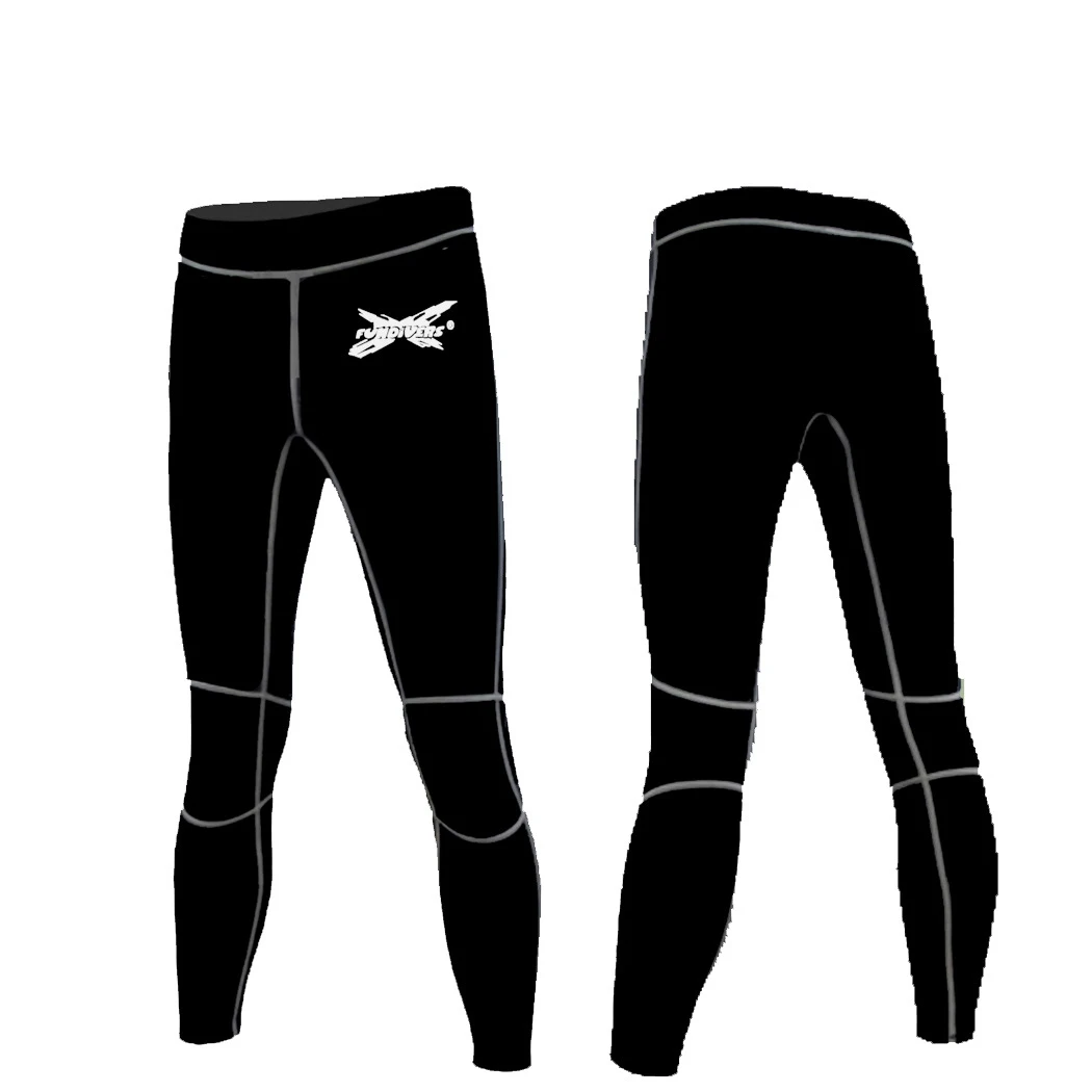 

Mens 3mm Black Neoprene Wetsuit Pants Scuba Diving Snorkeling Surfing Swimming Warm Trousers Leggings Tights FullBodys