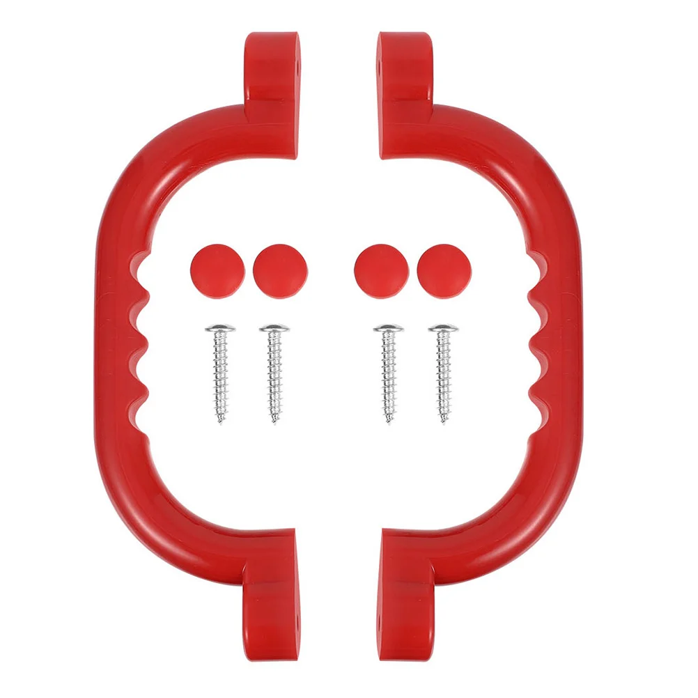 1 مجموعة عدم الانزلاق مقبض ملعب السلامة ABS البلاستيك في الهواء الطلق سوينغ مجموعة تسلق الإطار قبضة عدة عدم الانزلاق مقبض سوينغ قبضة #6