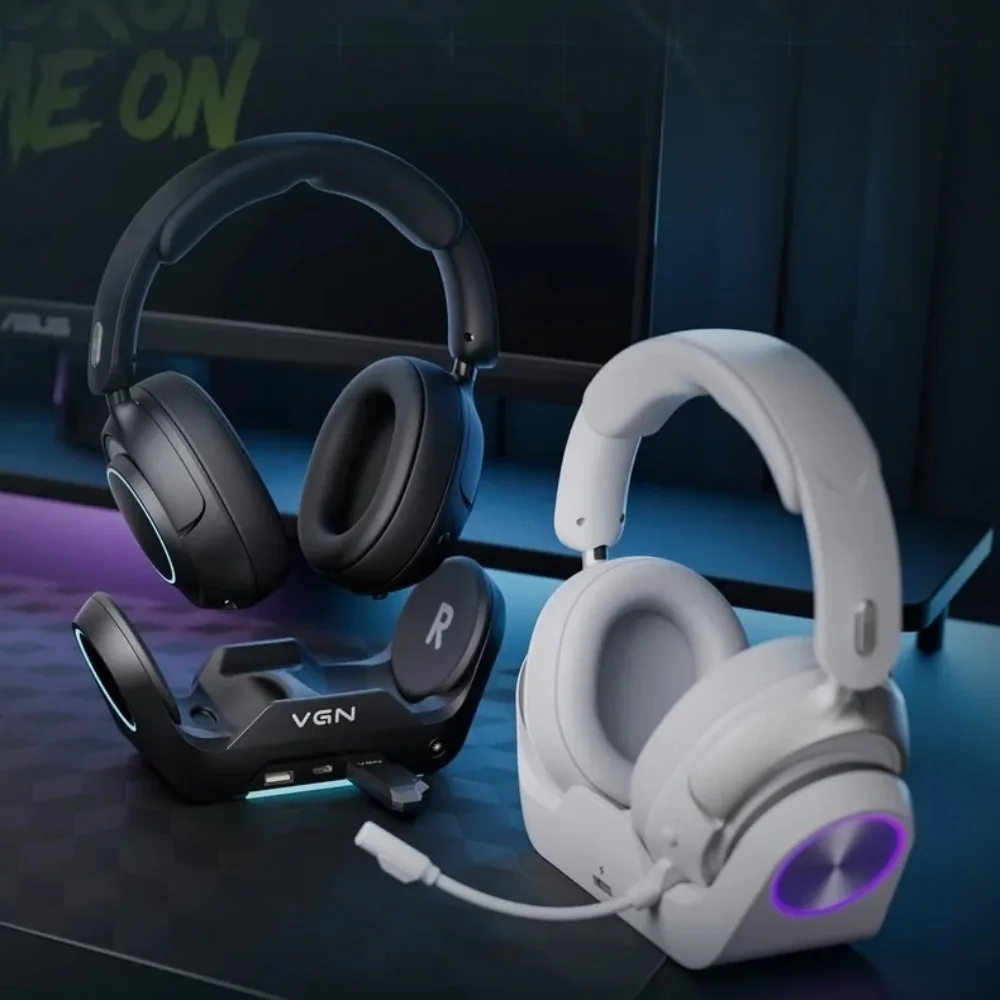 VGN Zhou Series Pro Max Headset Wireless Bluetooth Four-Mode Low Latency Over-Ear Headset Noise-Canceling Gaming Accessories