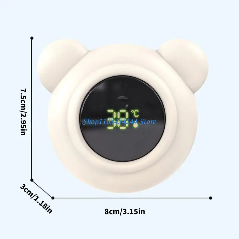 Termometri digitali precisi per il bagno infantile con display chiaro e ABS pratico Monitoraggio della temperatura del