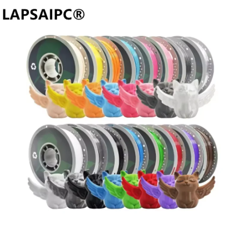 for PETG 3D Printer Filament 16 Rolls Multicolor Assortment 1.75mm 1kg Spool Dimensional Accuracy +/- 0.03mm for Most 3D