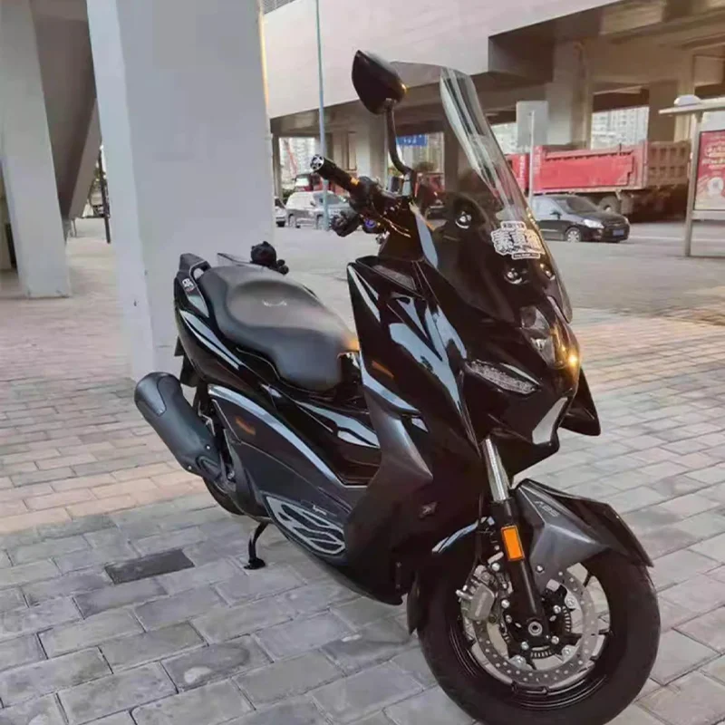 

For ZONTES 310M Motorcycle Heightened Windshield, Widened Front Wind Glass & Chest Protector Parts