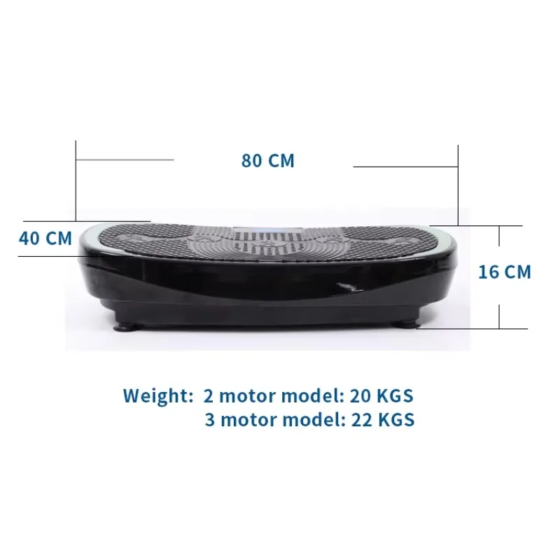 Home Exercise 3 Motors 4d Vibration Plate, Aerobics Board