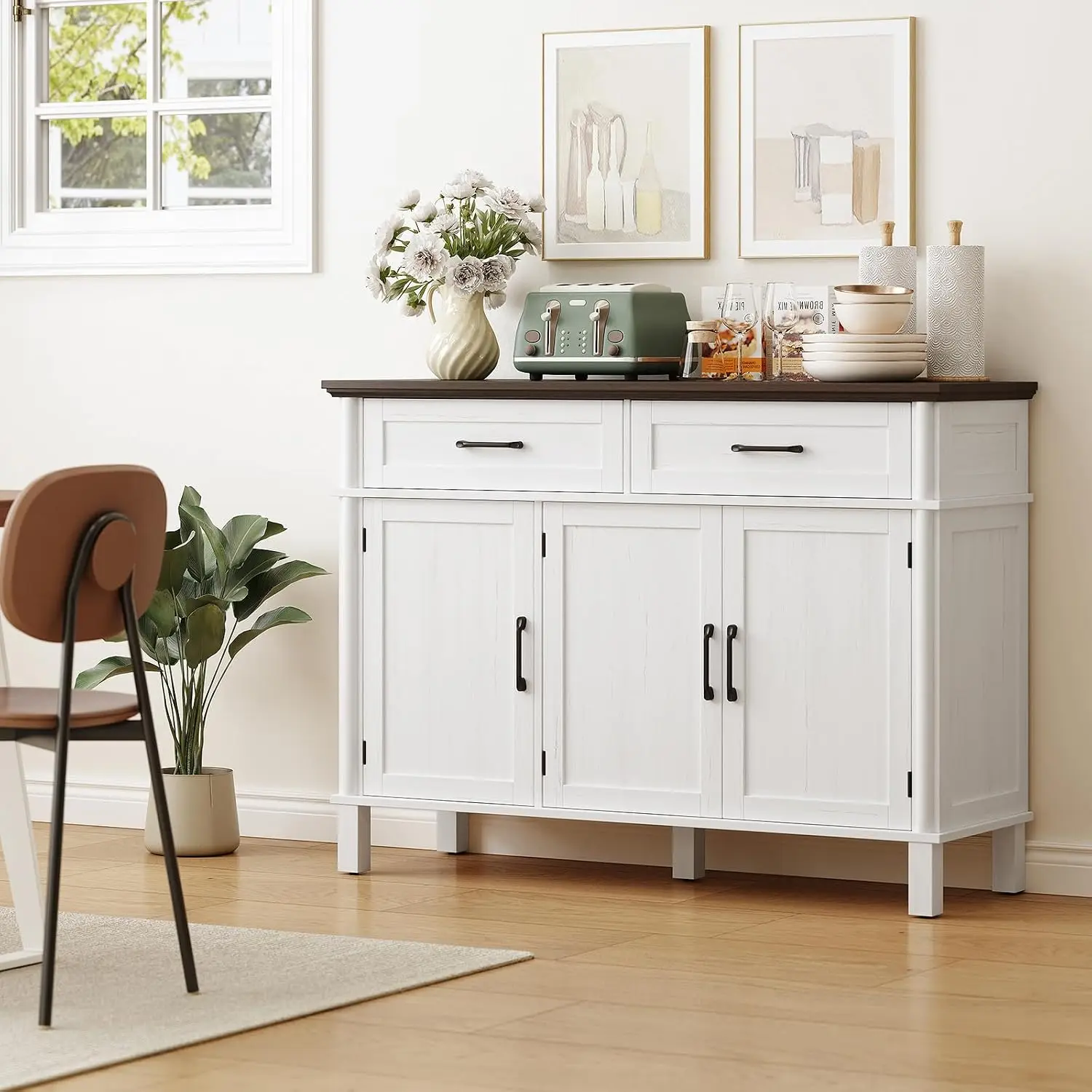 Farmhouse Buffet Storage Cabinet 3