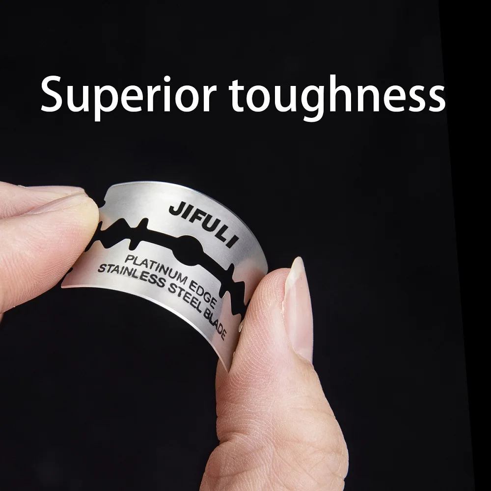 50 قطعة/ شفرة حلاقة آمنة كلاسيكية ذات حدين للرجال والنساء لإزالة الشعر شفرات من الفولاذ المقاوم للصدأ #2